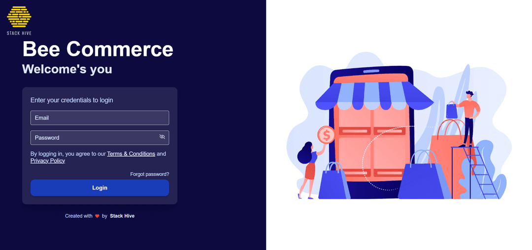 Bee Commerce Platform Screenshot